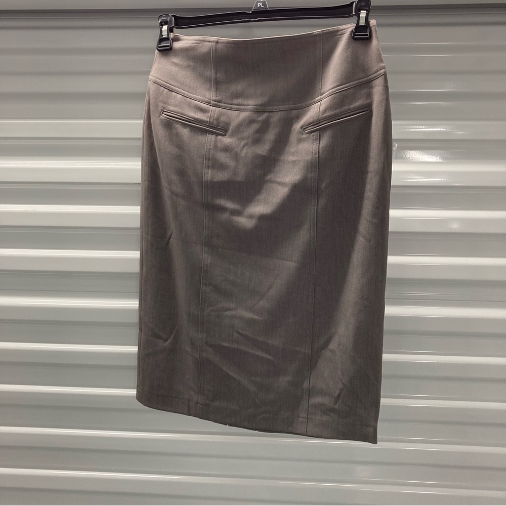 Grace Elements Elegant Gray Pencil Skirt